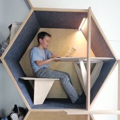 Klapptisch und -sitz